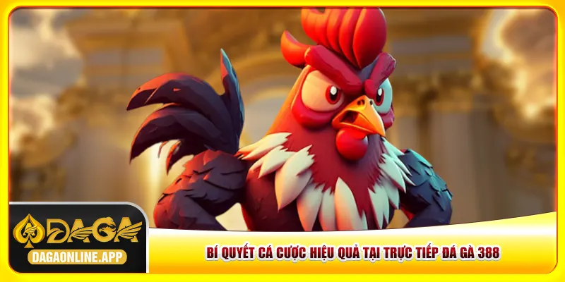 Bí quyết cá cược hiệu quả tại trực tiếp đá gà 388
